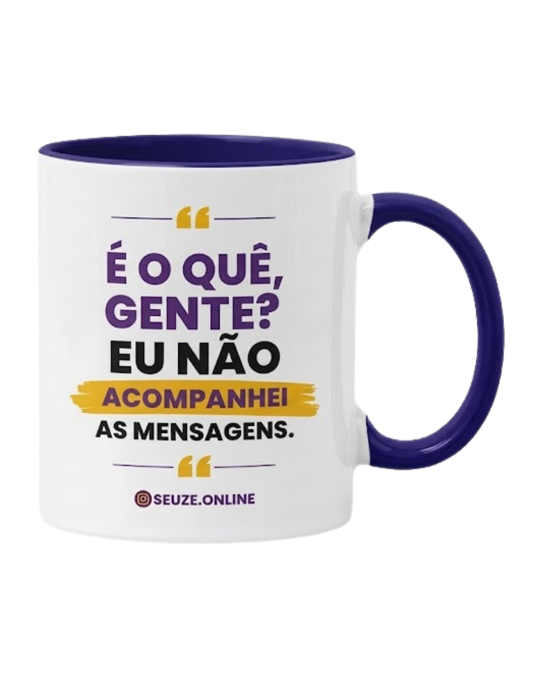 Caneca Seu Zé - Verso